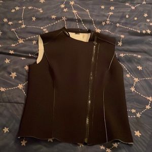 black skirt and top set